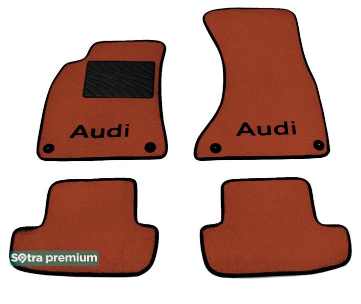 Sotra 06920-CH-TERRA Interior mats Sotra two-layer terracotta for Audi A5/s5 (2007-2016), set 06920CHTERRA: Buy near me in Poland at 2407.PL - Good price!