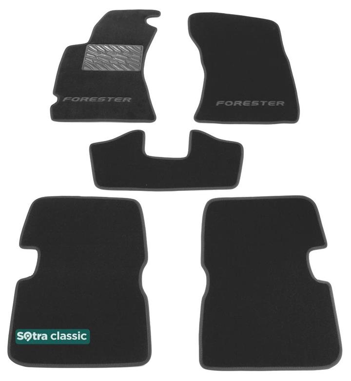 Sotra 06941-GD-GREY Interior mats Sotra two-layer gray for Subaru Forester (2008-2013), set 06941GDGREY: Buy near me in Poland at 2407.PL - Good price!