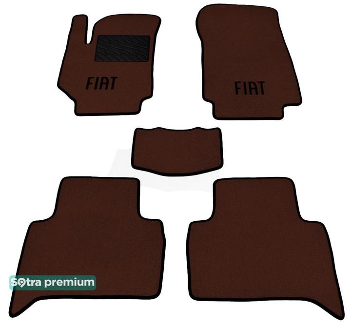 Sotra 06946-CH-CHOCO Interior mats Sotra two-layer brown for Fiat Croma (2005-2011), set 06946CHCHOCO: Buy near me in Poland at 2407.PL - Good price!
