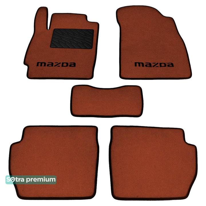 Sotra 06952-CH-TERRA Interior mats Sotra two-layer terracotta for Mazda 2 (2007-2014), set 06952CHTERRA: Buy near me in Poland at 2407.PL - Good price!