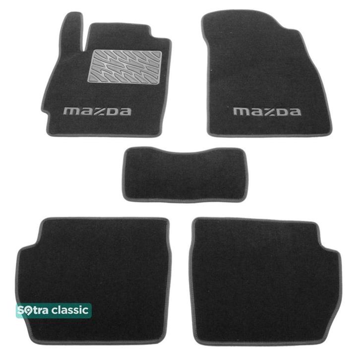 Sotra 06952-GD-GREY Interior mats Sotra two-layer gray for Mazda 2 (2007-2014), set 06952GDGREY: Buy near me in Poland at 2407.PL - Good price!