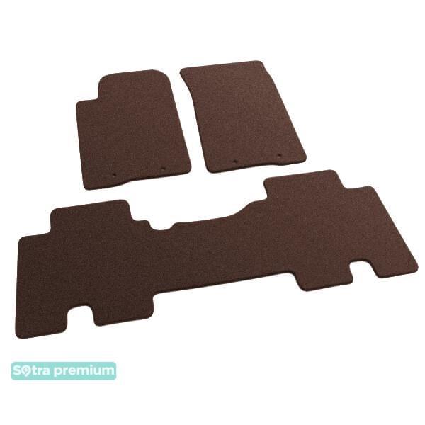 Sotra 06964-CH-CHOCO Interior mats Sotra two-layer brown for Ssang yong Actyon (2006-2011), set 06964CHCHOCO: Buy near me in Poland at 2407.PL - Good price!