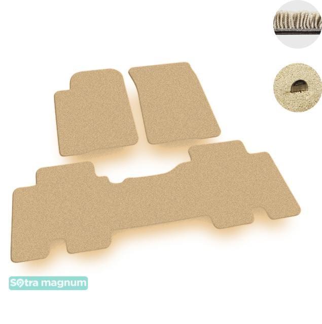 Sotra 06964-MG20-BEIGE Interior mats Sotra two-layer beige for Ssang yong Actyon (2006-2011), set 06964MG20BEIGE: Buy near me at 2407.PL in Poland at an Affordable price!