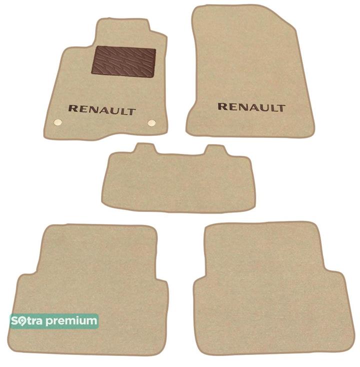 Sotra 06968-CH-BEIGE Interior mats Sotra two-layer beige for Renault Laguna (2007-2015), set 06968CHBEIGE: Buy near me in Poland at 2407.PL - Good price!