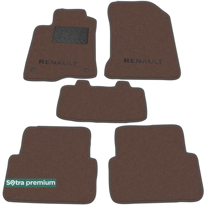 Sotra 06968-CH-CHOCO Interior mats Sotra two-layer brown for Renault Laguna (2007-2015), set 06968CHCHOCO: Buy near me in Poland at 2407.PL - Good price!