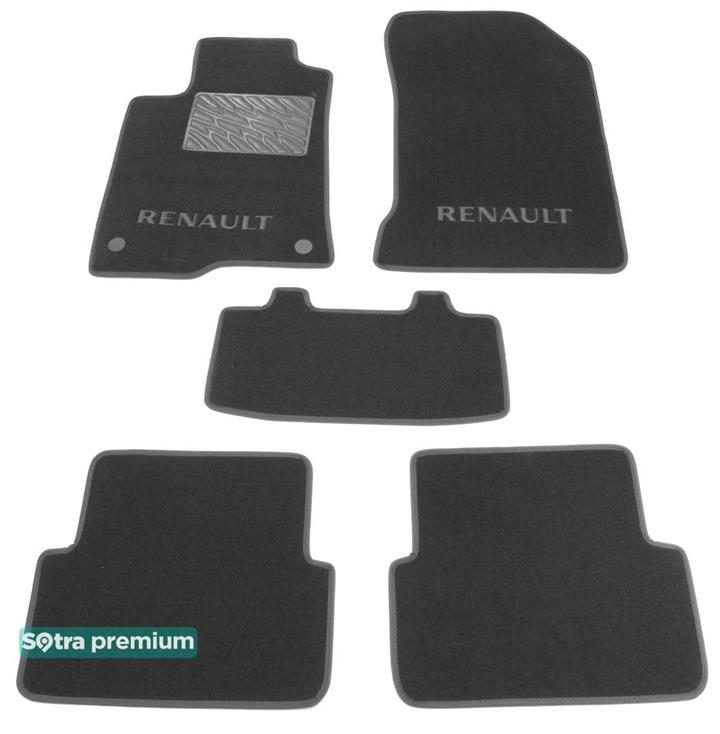 Sotra 06968-CH-GREY Interior mats Sotra two-layer gray for Renault Laguna (2007-2015), set 06968CHGREY: Buy near me in Poland at 2407.PL - Good price!