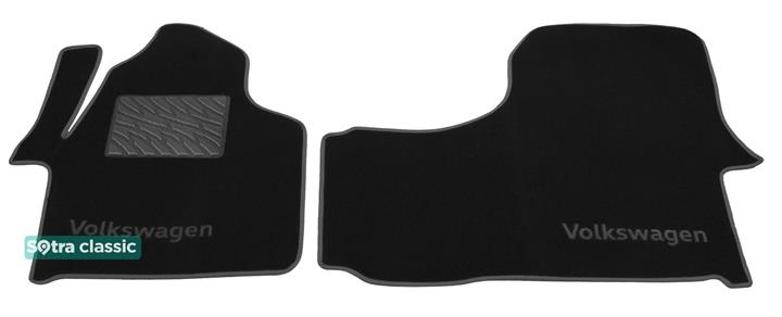 Sotra 06969-GD-BLACK Коврики салона Sotra двухслойные черные для Volkswagen Crafter (2006-2016), комплект 06969GDBLACK: Отличная цена - Купить в Польше на 2407.PL!