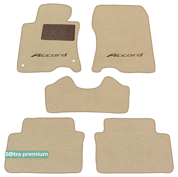 Sotra 06970-CH-BEIGE Interior mats Sotra two-layer beige for Honda Accord eu (2008-2015), set 06970CHBEIGE: Buy near me in Poland at 2407.PL - Good price!