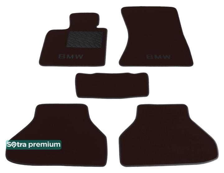 Sotra 06973-CH-CHOCO Interior mats Sotra two-layer brown for BMW X6 (2008-2014), set 06973CHCHOCO: Buy near me in Poland at 2407.PL - Good price!