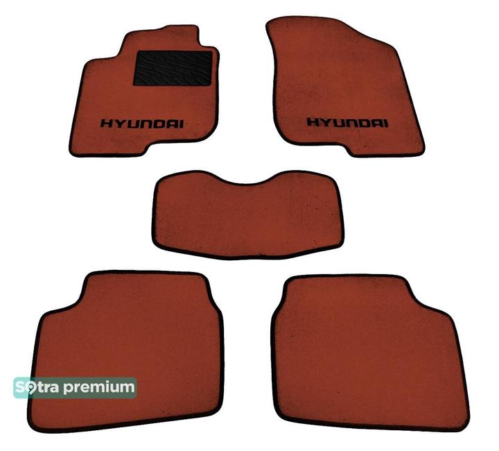 Sotra 06977-CH-TERRA Interior mats Sotra two-layer terracotta for Hyundai I30 (2007-2011), set 06977CHTERRA: Buy near me in Poland at 2407.PL - Good price!