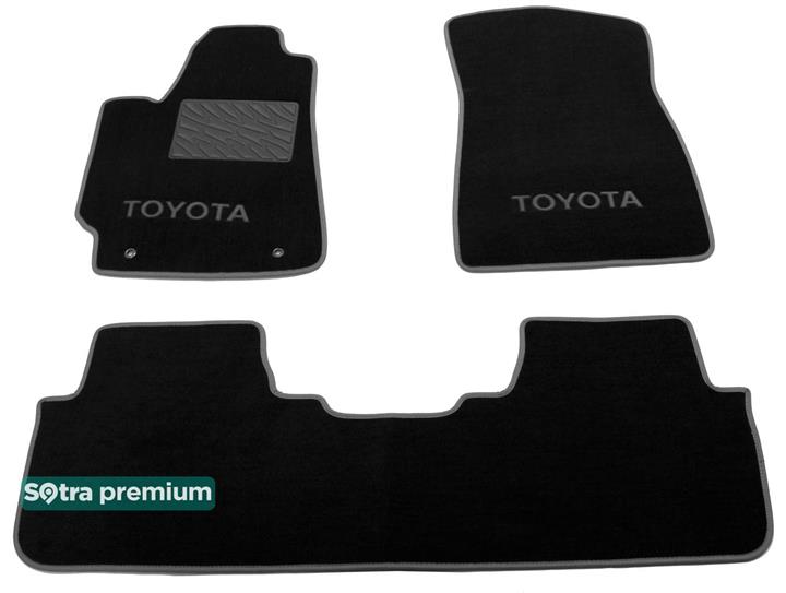 Sotra 06978-CH-BLACK Interior mats Sotra two-layer black for Toyota Highlander (2007-2010), set 06978CHBLACK: Buy near me in Poland at 2407.PL - Good price!