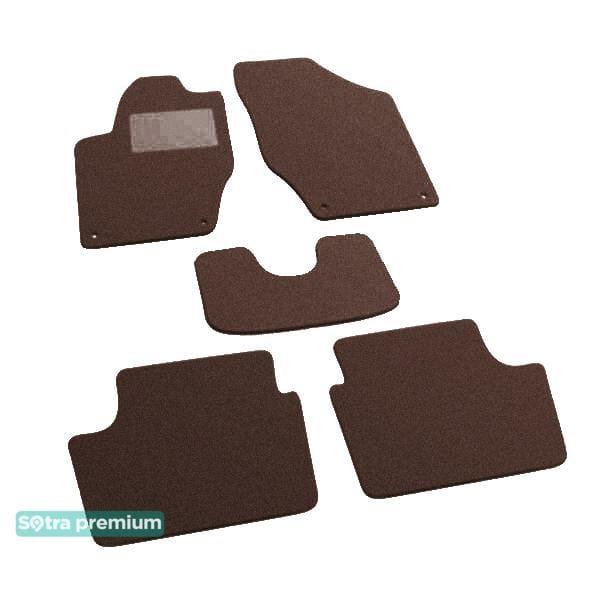 Sotra 06987-CH-CHOCO Interior mats Sotra two-layer brown for Citroen C4 (2004-2010), set 06987CHCHOCO: Buy near me in Poland at 2407.PL - Good price!