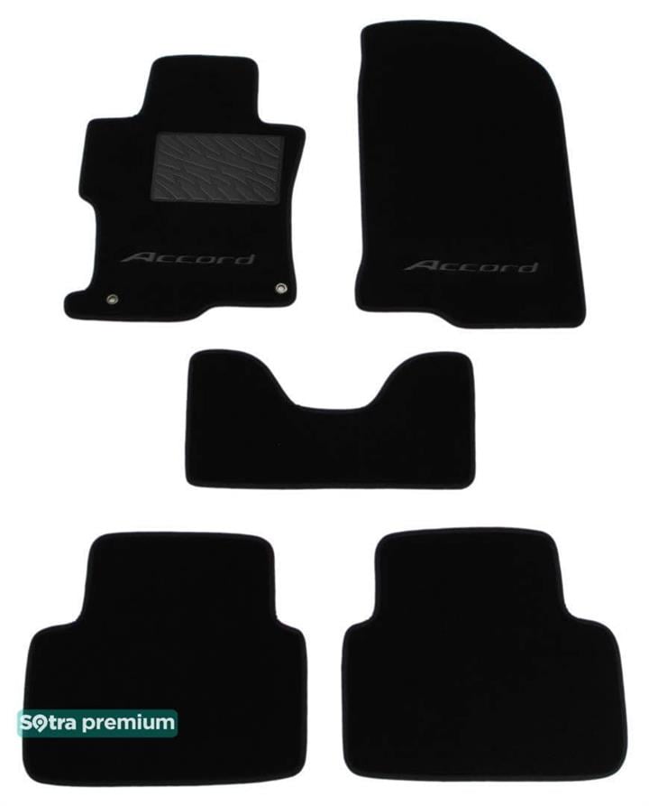 Sotra 06990-CH-BLACK Коврики салона Sotra двухслойные черные для Honda Accord us (2007-2012), комплект 06990CHBLACK: Отличная цена - Купить в Польше на 2407.PL!