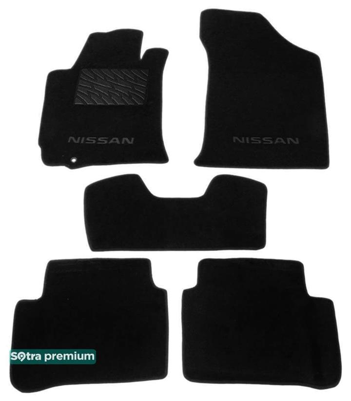 Sotra 07015-CH-BLACK Килимки салону Sotra двошарові чорні для Nissan Altima (2007-2012), комплект 07015CHBLACK: Купити у Польщі - Добра ціна на 2407.PL!