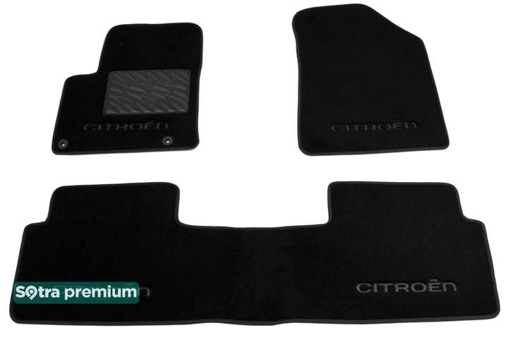 Sotra 07019-CH-BLACK Interior mats Sotra two-layer black for Citroen C5 (2008-), set 07019CHBLACK: Buy near me in Poland at 2407.PL - Good price!