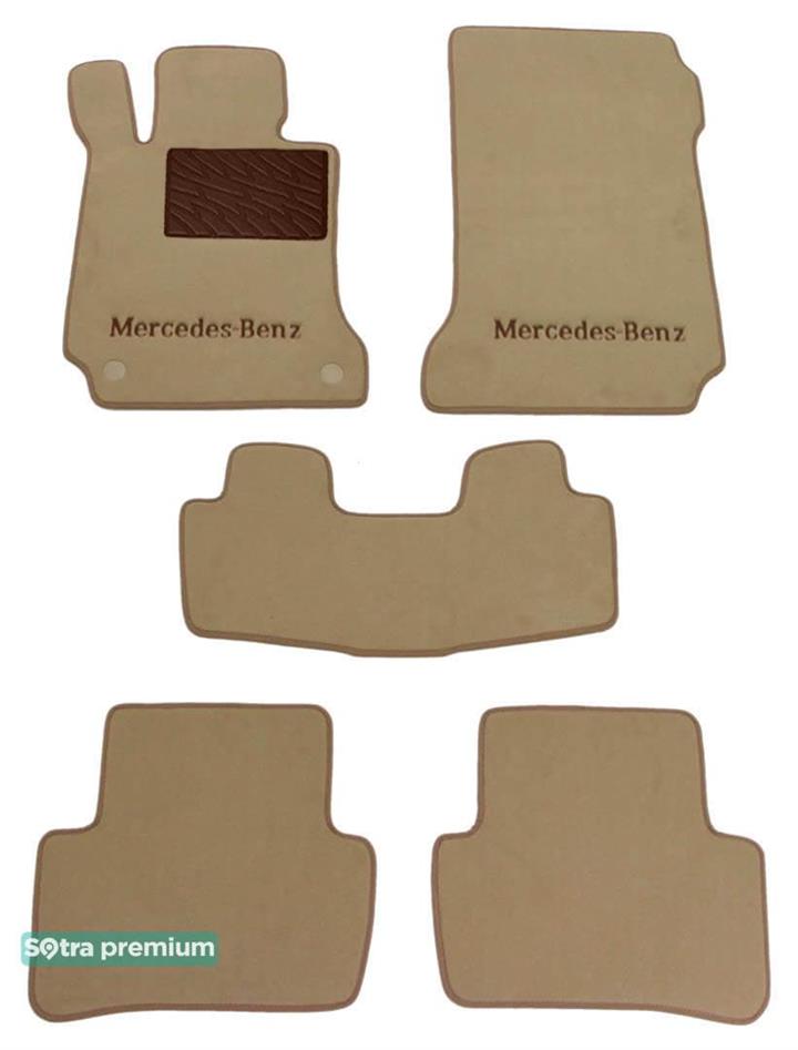Sotra 07029-CH-BEIGE Interior mats Sotra two-layer beige for Mercedes C-class (2007-2014), set 07029CHBEIGE: Buy near me in Poland at 2407.PL - Good price!