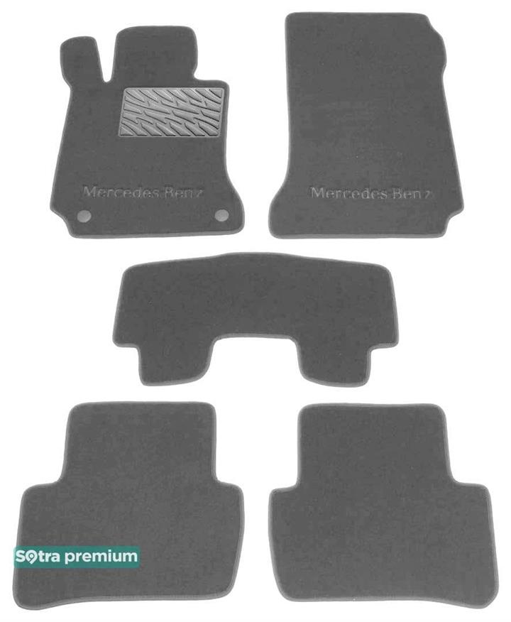 Sotra 07029-CH-GREY Interior mats Sotra two-layer gray for Mercedes C-class (2007-2014), set 07029CHGREY: Buy near me at 2407.PL in Poland at an Affordable price!