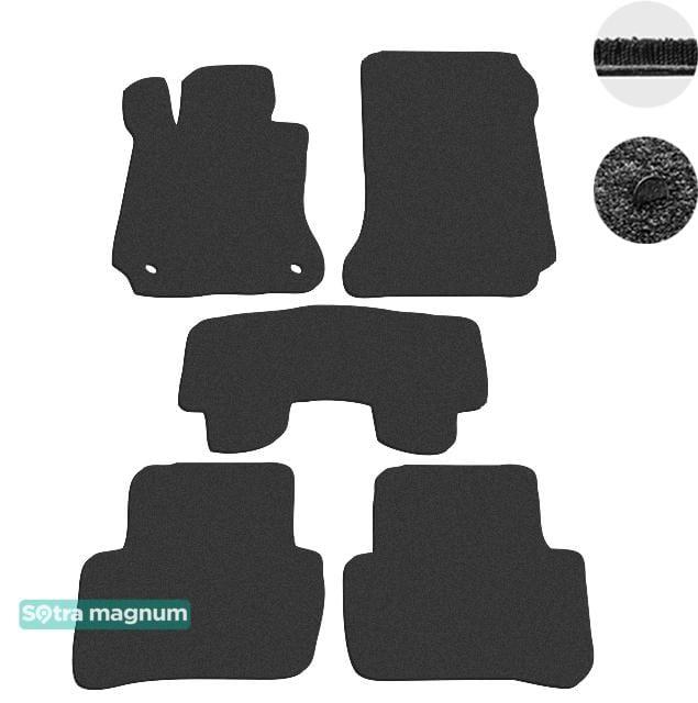 Sotra 07029-MG15-BLACK Interior mats Sotra two-layer black for Mercedes C-class (2007-2014), set 07029MG15BLACK: Buy near me in Poland at 2407.PL - Good price!