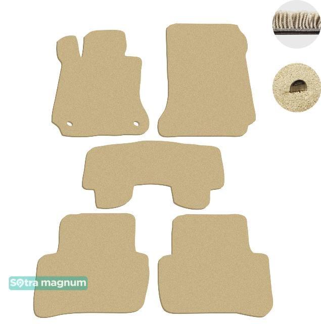 Sotra 07029-MG20-BEIGE Interior mats Sotra two-layer beige for Mercedes C-class (2007-2014), set 07029MG20BEIGE: Buy near me in Poland at 2407.PL - Good price!