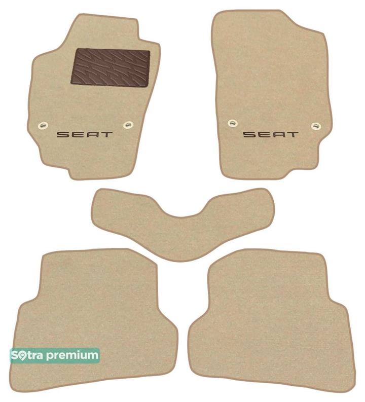 Sotra 07032-CH-BEIGE Interior mats Sotra two-layer beige for Seat Ibiza (2008-2016), set 07032CHBEIGE: Buy near me in Poland at 2407.PL - Good price!