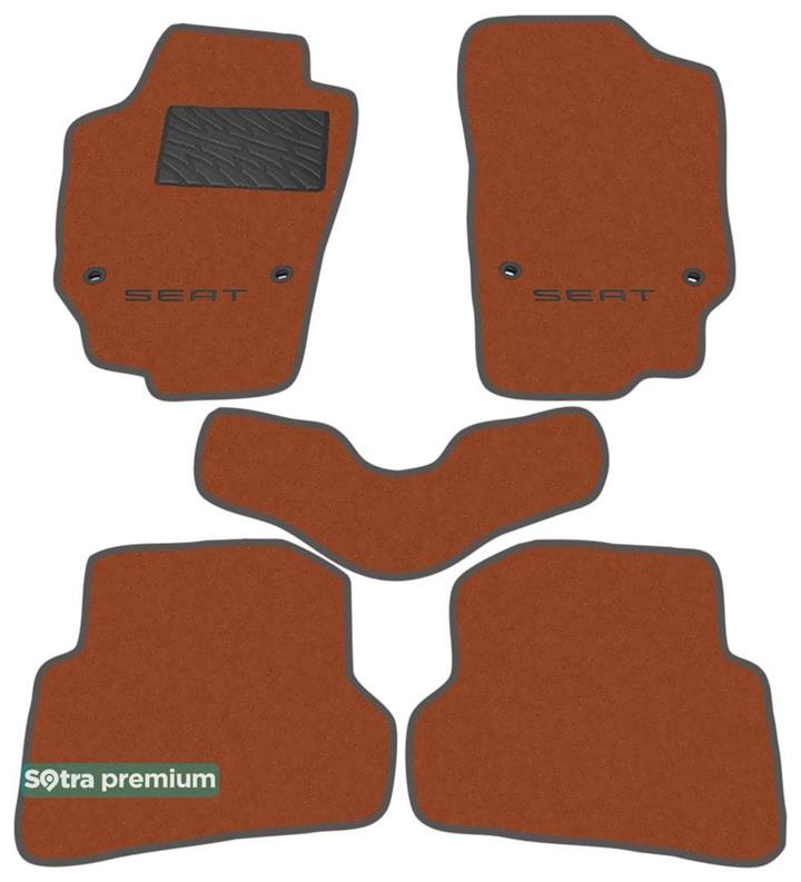 Sotra 07032-CH-TERRA Interior mats Sotra two-layer terracotta for Seat Ibiza (2008-2016), set 07032CHTERRA: Buy near me at 2407.PL in Poland at an Affordable price!