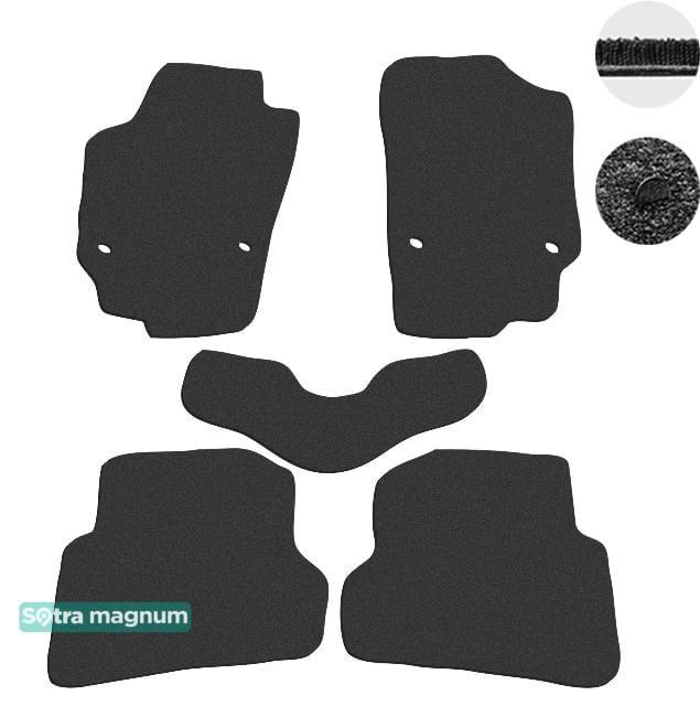 Sotra 07032-MG15-BLACK Interior mats Sotra two-layer black for Seat Ibiza (2008-2016), set 07032MG15BLACK: Buy near me in Poland at 2407.PL - Good price!