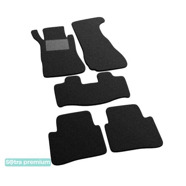 Sotra 07033-CH-BLACK Interior mats Sotra two-layer black for Mercedes C-class (2000-2006), set 07033CHBLACK: Buy near me at 2407.PL in Poland at an Affordable price!