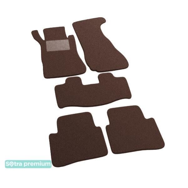 Sotra 07033-CH-CHOCO Interior mats Sotra two-layer brown for Mercedes C-class (2000-2006), set 07033CHCHOCO: Buy near me in Poland at 2407.PL - Good price!