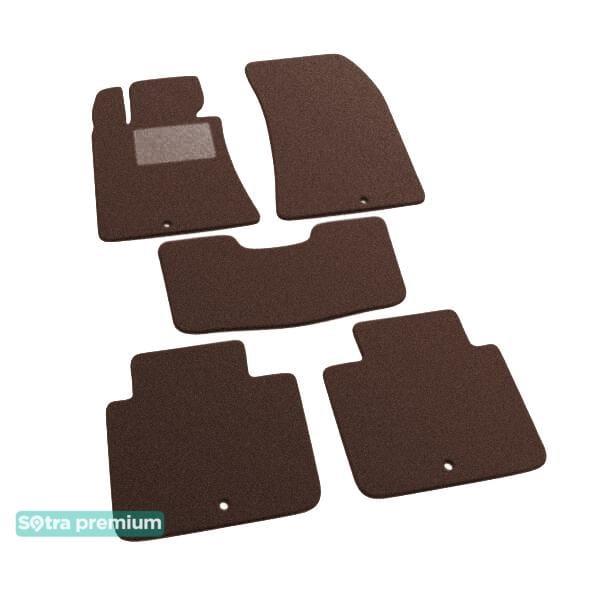 Sotra 07039-CH-CHOCO Interior mats Sotra two-layer brown for Hyundai Genesis (2008-2011), set 07039CHCHOCO: Buy near me in Poland at 2407.PL - Good price!