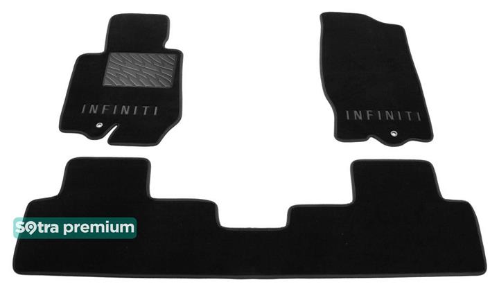 Sotra 07045-CH-BLACK Interior mats Sotra two-layer black for Infiniti Fx / qx70 (2009-), set 07045CHBLACK: Buy near me in Poland at 2407.PL - Good price!