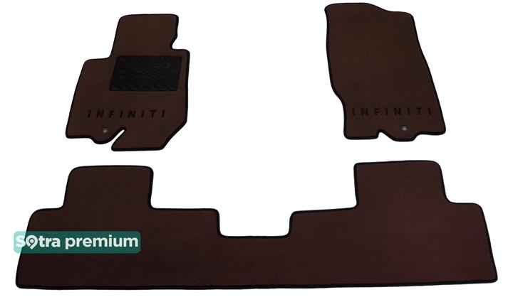 Sotra 07045-CH-CHOCO Interior mats Sotra two-layer brown for Infiniti Fx / qx70 (2009-), set 07045CHCHOCO: Buy near me in Poland at 2407.PL - Good price!