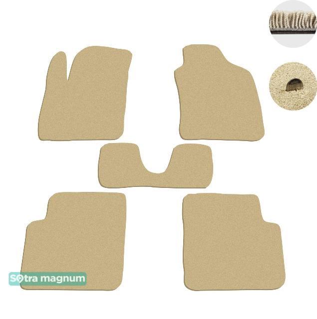 Sotra 07056-MG20-BEIGE Interior mats Sotra two-layer beige for Fiat 500 (2007-), set 07056MG20BEIGE: Buy near me in Poland at 2407.PL - Good price!