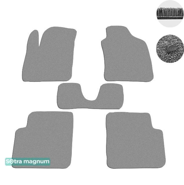 Sotra 07056-MG20-GREY Interior mats Sotra two-layer gray for Fiat 500 (2007-), set 07056MG20GREY: Buy near me in Poland at 2407.PL - Good price!