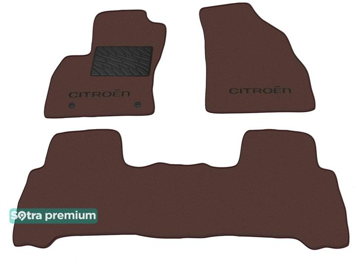 Sotra 07059-CH-CHOCO Interior mats Sotra two-layer brown for Citroen Nemo (2008-), set 07059CHCHOCO: Buy near me in Poland at 2407.PL - Good price!