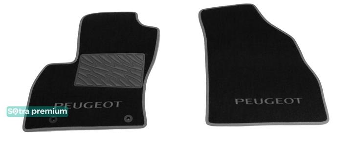 Sotra 07060-CH-BLACK Interior mats Sotra two-layer black for Peugeot Bipper (2008-), set 07060CHBLACK: Buy near me in Poland at 2407.PL - Good price!