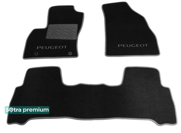 Sotra 07061-CH-BLACK Interior mats Sotra two-layer black for Peugeot Bipper (2008-), set 07061CHBLACK: Buy near me in Poland at 2407.PL - Good price!