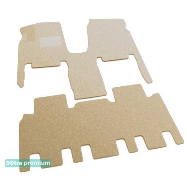 Sotra 07069-CH-BEIGE Interior mats Sotra two-layer beige for KIA Carnival (2006-2014), set 07069CHBEIGE: Buy near me at 2407.PL in Poland at an Affordable price!