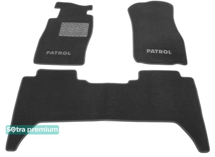 Sotra 07072-CH-GREY Interior mats Sotra two-layer gray for Nissan Patrol (2004-2009), set 07072CHGREY: Buy near me in Poland at 2407.PL - Good price!