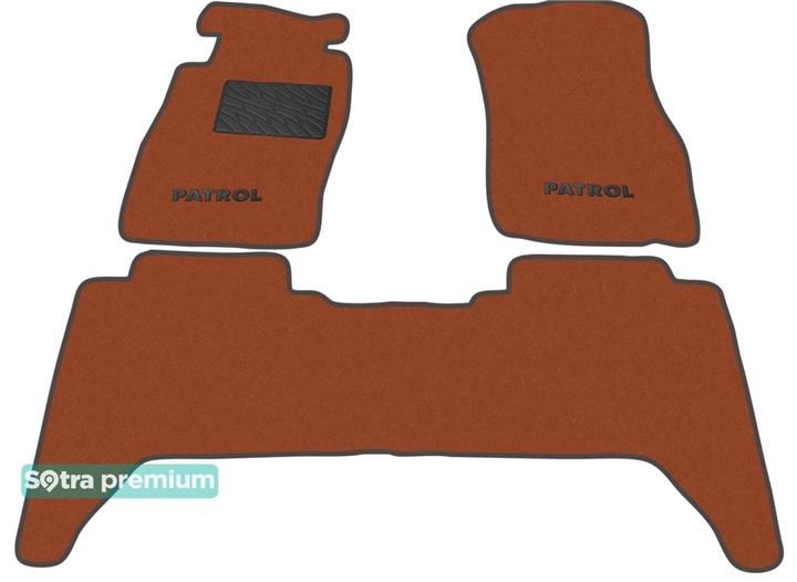 Sotra 07072-CH-TERRA Interior mats Sotra two-layer terracotta for Nissan Patrol (2004-2009), set 07072CHTERRA: Buy near me in Poland at 2407.PL - Good price!