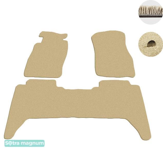 Sotra 07072-MG20-BEIGE Interior mats Sotra two-layer beige for Nissan Patrol (2004-2009), set 07072MG20BEIGE: Buy near me in Poland at 2407.PL - Good price!