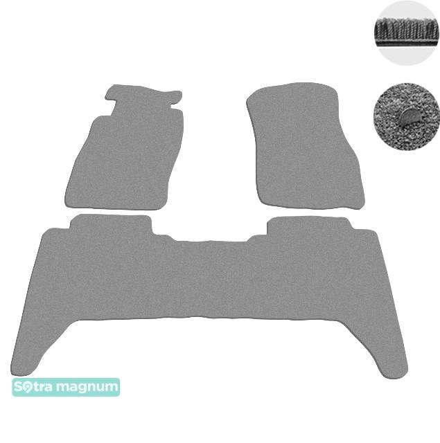 Sotra 07072-MG20-GREY Interior mats Sotra two-layer gray for Nissan Patrol (2004-2009), set 07072MG20GREY: Buy near me in Poland at 2407.PL - Good price!