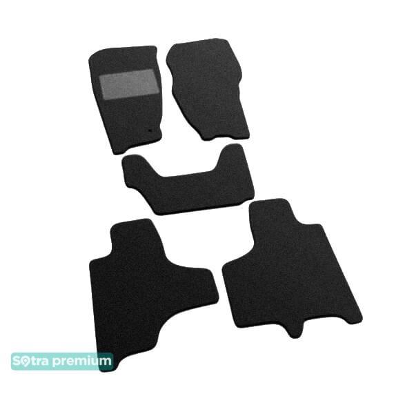 Sotra 07084-CH-BLACK Interior mats Sotra two-layer black for Jeep Cherokee (2008-2013), set 07084CHBLACK: Buy near me in Poland at 2407.PL - Good price!