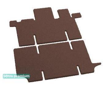 Sotra 07106-5-CH-CHOCO Interior mats Sotra two-layer brown for Peugeot Boxer (2002-2006), set 071065CHCHOCO: Buy near me in Poland at 2407.PL - Good price!