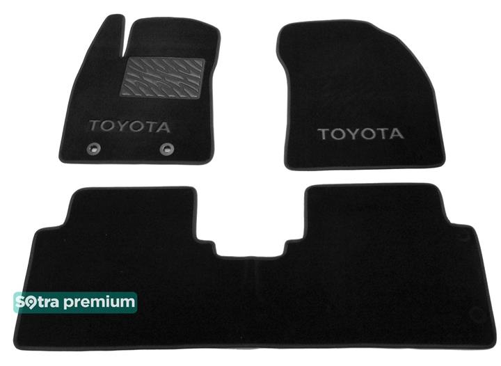 Sotra 07116-CH-BLACK Interior mats Sotra two-layer black for Toyota Avensis (2009-), set 07116CHBLACK: Buy near me in Poland at 2407.PL - Good price!