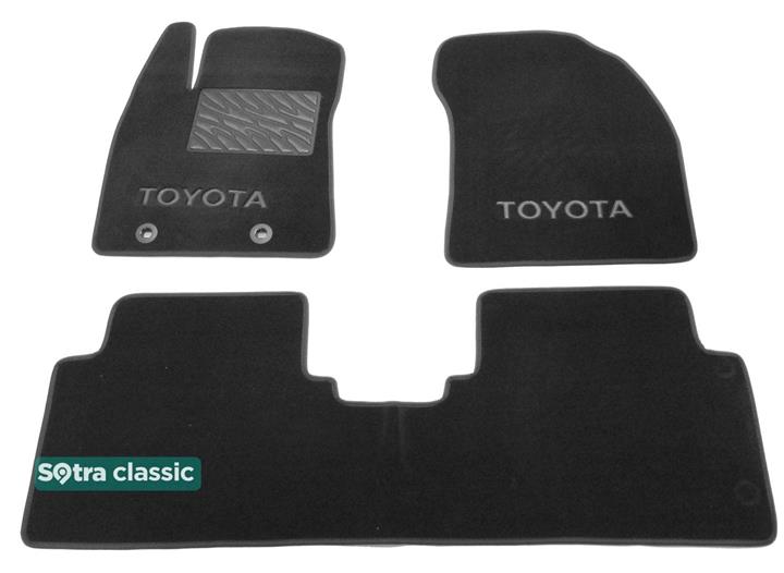 Sotra 07116-GD-GREY Interior mats Sotra two-layer gray for Toyota Avensis (2009-), set 07116GDGREY: Buy near me in Poland at 2407.PL - Good price!