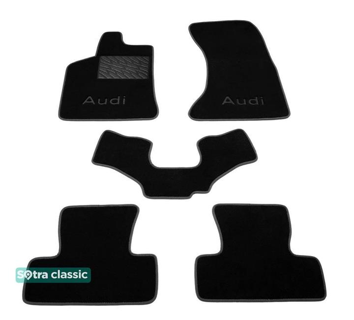 Sotra 07117-GD-BLACK Interior mats Sotra two-layer black for Audi Q5 (2008-2016), set 07117GDBLACK: Buy near me at 2407.PL in Poland at an Affordable price!