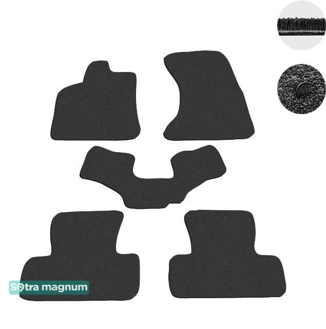 Sotra 07117-MG15-BLACK Interior mats Sotra two-layer black for Audi Q5 (2008-2016), set 07117MG15BLACK: Buy near me at 2407.PL in Poland at an Affordable price!