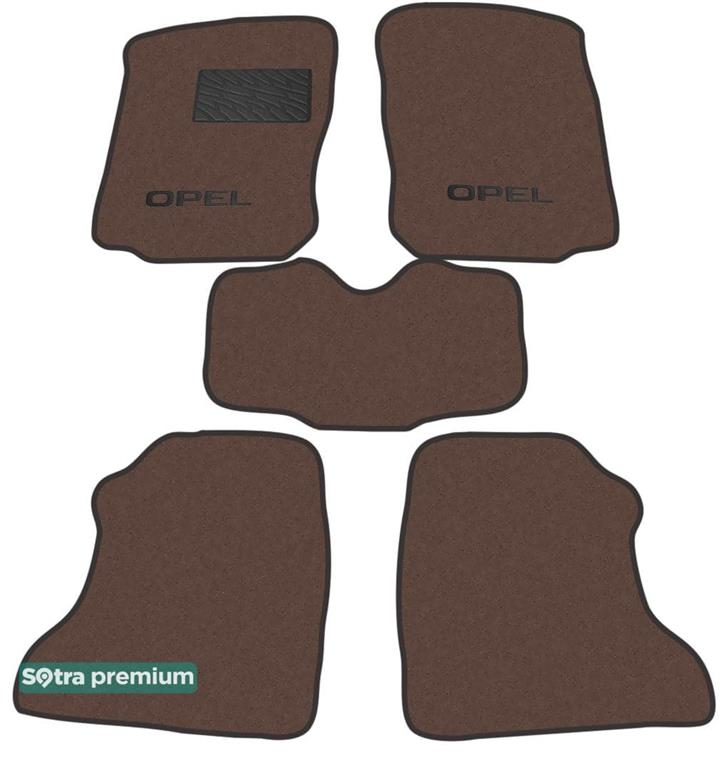 Sotra 07118-CH-CHOCO Interior mats Sotra two-layer brown for Opel Combo c (2001-2011), set 07118CHCHOCO: Buy near me in Poland at 2407.PL - Good price!