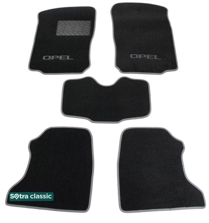 Sotra 07118-GD-BLACK Interior mats Sotra two-layer black for Opel Combo c (2001-2011), set 07118GDBLACK: Buy near me in Poland at 2407.PL - Good price!
