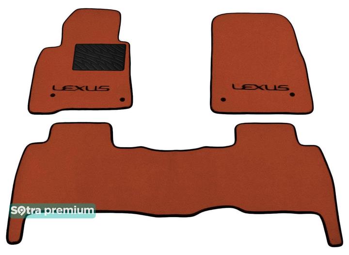 Sotra 07119-CH-TERRA Interior mats Sotra two-layer terracotta for Lexus Lx570 (2007-2011), set 07119CHTERRA: Buy near me in Poland at 2407.PL - Good price!